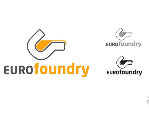 Creación de marca para empresa europea de materiales de fundición EUROfoundry