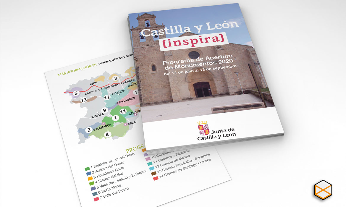 Castilla y León inspira, folleto