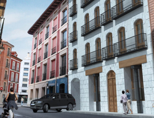 3D de Edificio en Calle Zapico de Valladolid