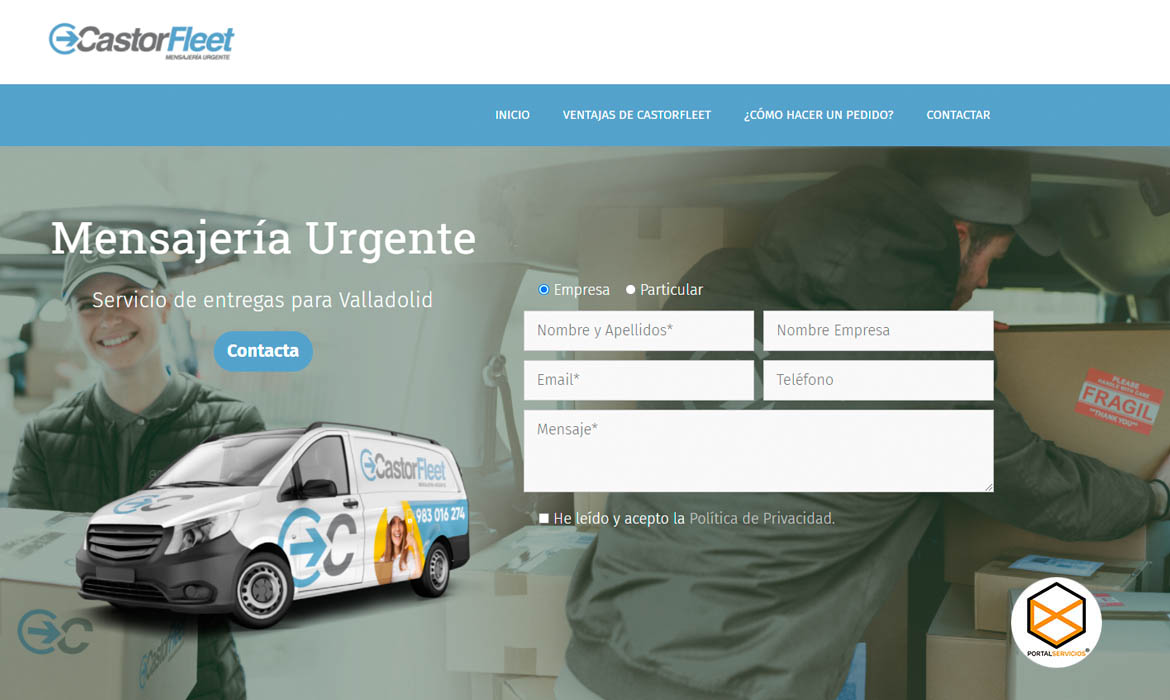Castor Fleet mensajería urgente