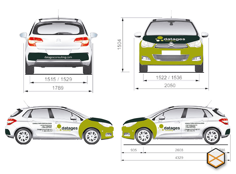 Medidas del Citroën